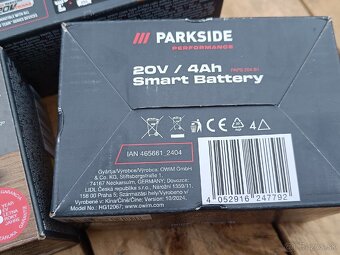 NOVÉ • PARKSIDE 20V 4Ah SMART akumulátory - 8