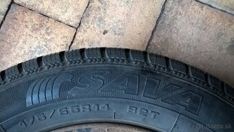 2 + 2 ks ZIMNÉ 175/65 R14 82T SAVA a MICHELIN 6 mm 50-€/sada - 8