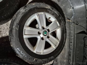 Predám elektróny 5x112r15 originál Škoda Octavia II zn.RONAL - 8