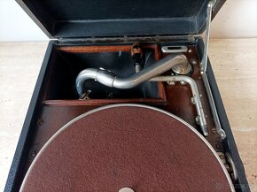 His Master’s Voice - starožitný gramofon na kliku ze 20. let - 8