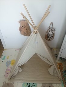 Krémový Teepee stan Elis design - 8