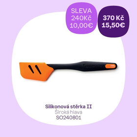 Silikonové stierky úzka a široká Tupperware - 8