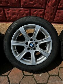 Zimné 8Jx17 H2  BMW disky 17" + pneu 225/55 R17 - 8