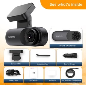 autokamera DDPAI Mola N3 dash cam - 8