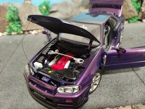 Prodám model 1:18 Nissan Skyline R34 GTR - 8