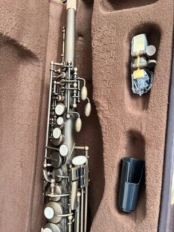 Predám nový B- Soprán saxofón Selmer- nelakovaný- Retr - 8