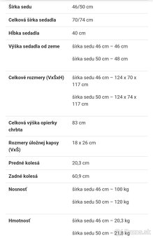 Invalidný polohovateľný vozík - 8