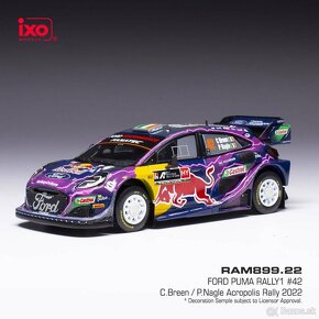 Modely Ford Puma Rally1 1:43 IXO - 8