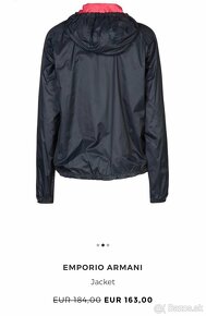 Emporio Armani bunda 2 v 1 modrá , červená unisex - 8