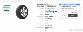 MICHELIN ALPIN 5 215/60 R16 95H SELFSEAL - 8