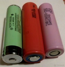 Predám baterie Li-ion Sanyo NCR 20700B 4250 mAh 10A - 8