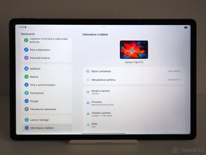 Tablet Lenovo P12, 8/128 GB, Stylus, 3K display - 8