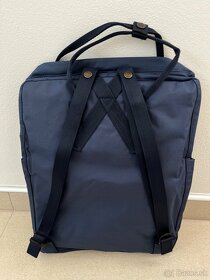 Žlutý a Navy Blue Fjallraven Kanken batoh (20L) - 8