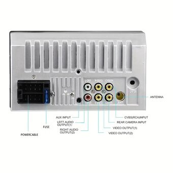 Predám 7-palcový dvojitý autorádio - 8
