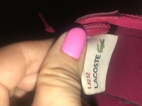 LACOSTE originál damske fuksia tenisky 39/40 - 8