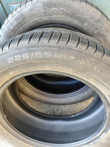 225/55 r17  zimné pneu Nokian , 4 ks - 8