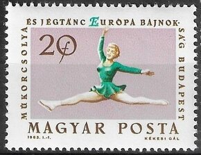 ⚽ 1921‑1927- Maďarsko -1963 European Figure Skating Champion - 8