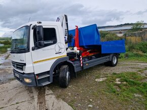 Mercedes Atego 1618 nosič kontajnerov s hydraulickou rukou - 8