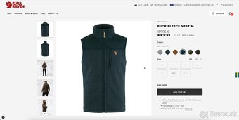 Outdoorova vesta Fjallraven Buck Fleece Vest M - 8