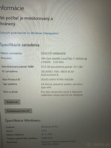 Dell Precision 3561, i7 11850h,32GB RAM, SSD 1000GB+500GB - 8