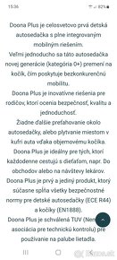 Doona autosedacka + kocik - 8