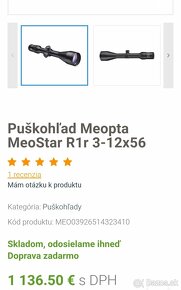 Meopta MeoStar R1r 3-12x56 RD/MR - 8