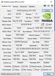 Herné PC i7-6700/ 16GB/GTX 1070 8GB/SSD 256/HDD 2TB - 8