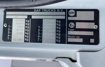 DAF CF460 Trojstranný sklapač s hydraulickou rukou  EURO6 - 8