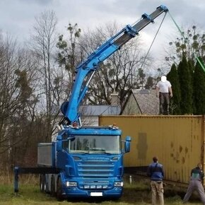 8x4 Scania bordmatik +23m Hiab, lze +27m PLOŠINA, drapák - 8