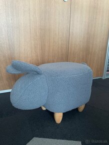 stolička taburetka Beliani zajačik - 8