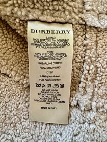 Predam ako novy znackovy Burberry kozuch (100% koza) - 8