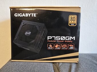 750w modulárny zdroj - Gigabyte P750GM - TOP CENA - 8