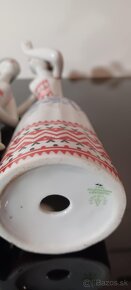 Holloháza stará porcelánová soška ženy v kroji - 8