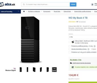 4/ 6/ 8TB Seagate Backup Plus Hub / WD My Book - 8