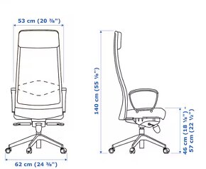 Ikea stolicka markus - 8