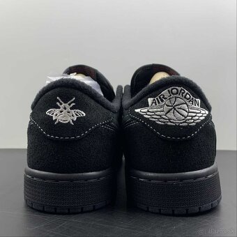 NIKE AIR JORDAN 1 LOW BLACK PHANTOM TS - 8