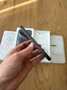 iPhone 15 Pro 128 gb Black Titanium v záruke - 8