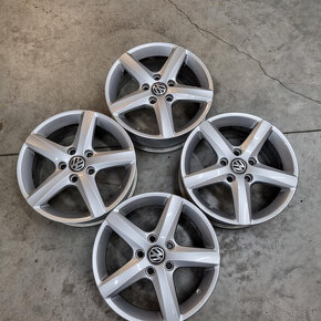 Originál Volkswagen Golf disky 5x112 R16 ET48 - 8