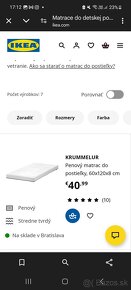 Nová postieľka ikea Sundvik bledošedá farba - 8