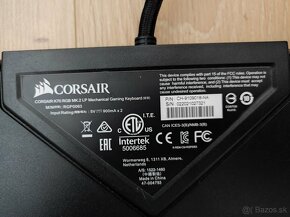 Klávesnica CORSAIR K70 RGB MK.2 LP + podložka zadarmo - 8