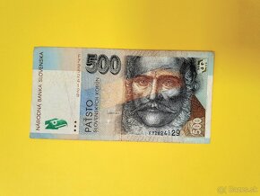 ✅️SKK 3 NAJVAČŠIE BANKOVKY 5000,1000,500sk - 8