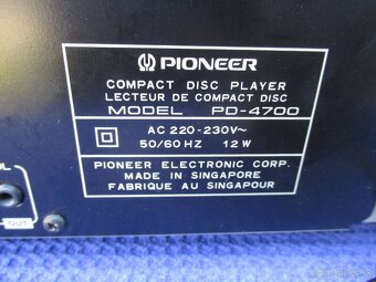 Pioneer PD-4700 - 8