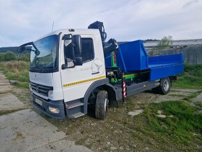 Mercedes Atego 1218 nosič kontajnerov s hydraulickou rukou - 8