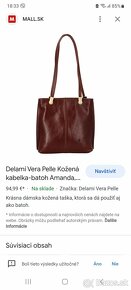Kožená kabelka/batoh Vera Pelle - 8