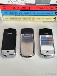 NOKIA 8800 SILVER + 2X NOKIA 8810 CHROME - TOP STAV - RARITA - 8