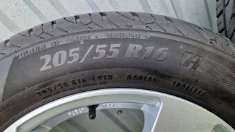 Letná alu sada Škoda Octavia 3, 5x112 R16 + pneu 205/55 R16 - 8