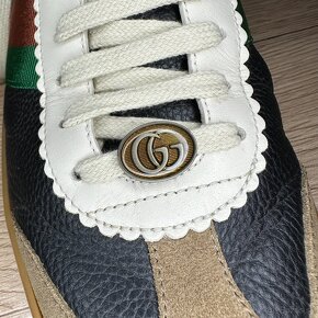 Pánske tenisky GUCCI G74 Web Low Leder 9G 43EU 9.5US - 8