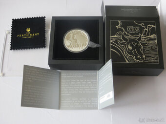 1 oz investičné striebro Australian Lunar III Year of the Ox - 8