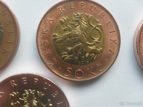 50 kč mince rok Vzácné ročníky - 8