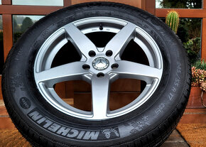 zimné alu R17 5x112 Mercedes S, + pneu Michelin 245/55, NOVÉ - 8